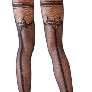 Cottelli LEGWEAR - Netzstrumpfhose ouvert mit Strumpfband S/M Cottelli LEGWEAR - Netzstrumpfhose ouvert mit Strumpfband S/M – Bild 4