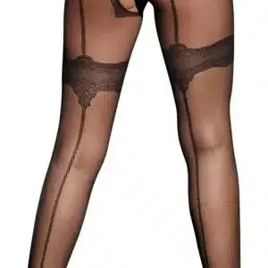 Cottelli LEGWEAR - Sexy Strumpfhose mit offenem Schritt 2 Cottelli LEGWEAR - Sexy Strumpfhose mit offenem Schritt 2 – Bild 4