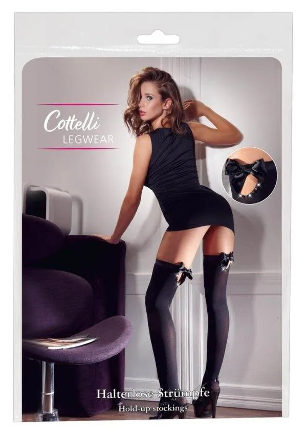 25204601021_verp Cottelli LEGWEAR - Verführerische Halterlos-Strümpfe M