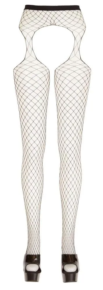Cottelli LEGWEAR - Ouvert Straps-Strumpfhose S-L Cottelli LEGWEAR - Ouvert Straps-Strumpfhose S-L