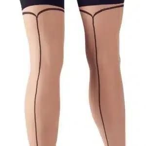 Cottelli LEGWEAR - Verführerische Nahtstrümpfe Haut/Schwarz 5 Cottelli LEGWEAR - Verführerische Nahtstrümpfe Haut/Schwarz 5 – Bild 3