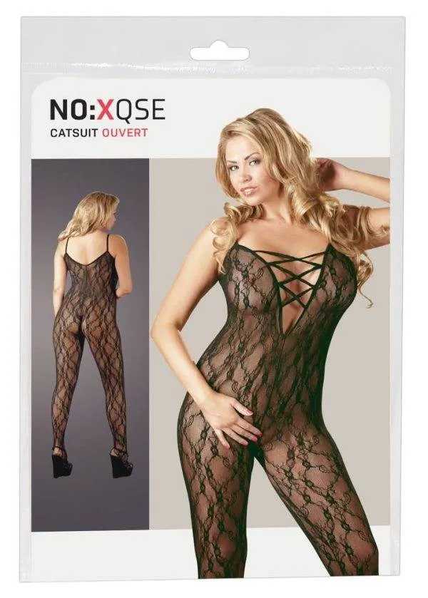 25500081141_verp NO:XQSE Catsuit Spitze, offen im Schritt 2XL/3XL