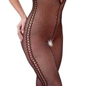 NO:XQSE Catsuit Netz mit Lochmuster, ouvert im Schritt S/M NO:XQSE Catsuit Netz mit Lochmuster, ouvert im Schritt S/M – Bild 2
