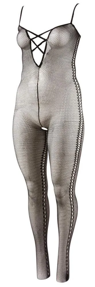 NO:XQSE Catsuit Netz mit Lochmuster, ouvert im Schritt 2XL/3XL NO:XQSE Catsuit Netz mit Lochmuster, ouvert im Schritt 2XL/3XL