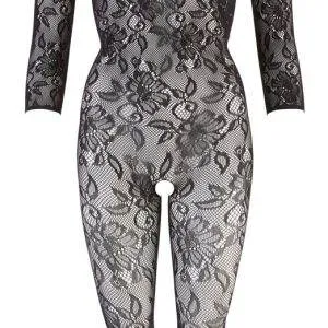 NO:XQSE Catsuit - Verführung pur! In Blütenspitze-Optik, 3/4-Arm, langem Bein und Fuß. Ouvert im Schritt. S-L NO:XQSE Catsuit - Verführung pur! In Blütenspitze-Optik, 3/4-Arm, langem Bein und Fuß. Ouvert im Schritt. S-L – Bild 5
