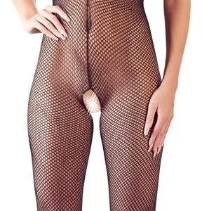 NO:XQSE Netzcatsuit ouvert mit Spitze, rückenfrei S-L NO:XQSE Netzcatsuit ouvert mit Spitze, rückenfrei S-L – Bild 2