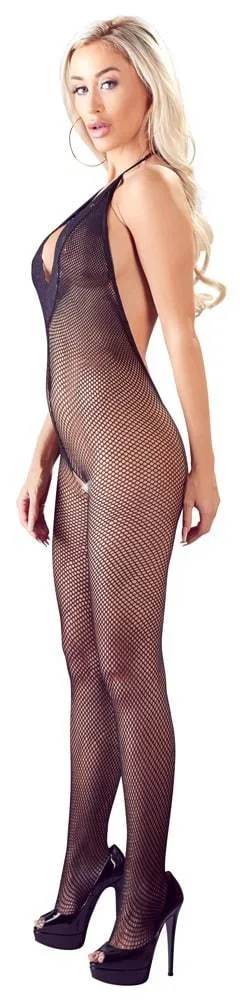 NO:XQSE Netzcatsuit ouvert mit Spitze, rückenfrei S-L NO:XQSE Netzcatsuit ouvert mit Spitze, rückenfrei S-L