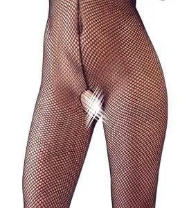 NO:XQSE Netzcatsuit ouvert mit Spitze, rückenfrei S-L NO:XQSE Netzcatsuit ouvert mit Spitze, rückenfrei S-L – Bild 4