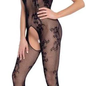 NO:XQSE Netz-Catsuit mit Neckholder S-L NO:XQSE Netz-Catsuit mit Neckholder S-L – Bild 3
