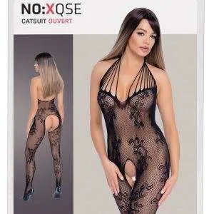NO:XQSE Netz-Catsuit mit Neckholder S-L NO:XQSE Netz-Catsuit mit Neckholder S-L – Bild 1