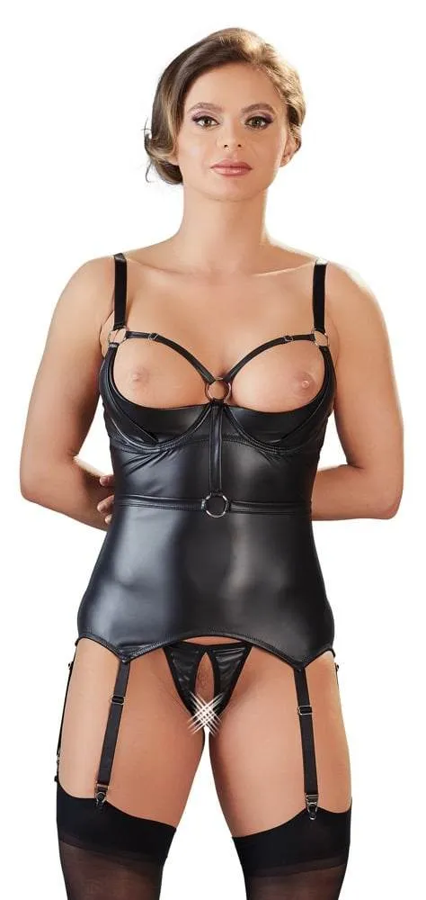 Cottelli BONDAGE - Strapshemd Bondage mit Handschlaufen und String ouvert XL Cottelli BONDAGE - Strapshemd Bondage mit Handschlaufen und String ouvert XL