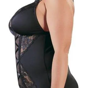 Cottelli CURVES - Verstellbares Strapshemd mit Spitze 3XL Cottelli CURVES - Verstellbares Strapshemd mit Spitze 3XL – Bild 3