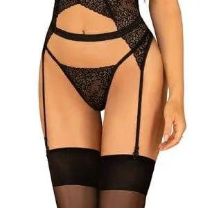 Obsessive Yaskana Set - Spitzen Strapshemd & String XS/S Obsessive Yaskana Set - Spitzen Strapshemd & String XS/S – Bild 3
