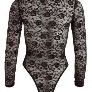 Cottelli LINGERIE - Sexy Spitzen-Wetlook Langarmbody S Cottelli LINGERIE - Sexy Spitzen-Wetlook Langarmbody S – Bild 5