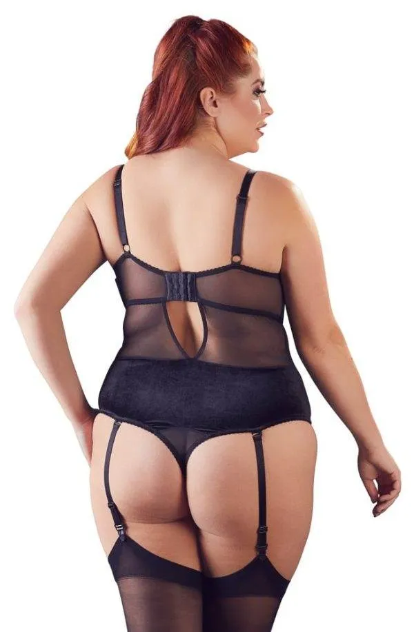 Body mit Samt Body mit Samt