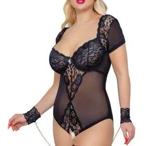 Cottelli BONDAGE Body Spitze, offen, 85D/L 90D/XL Cottelli BONDAGE Body Spitze, offen, 85D/L 90D/XL – Bild 4