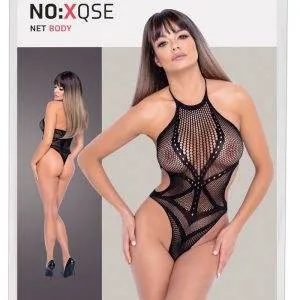 NO:XQSE Netzbody - Stringbody in verschiedenen Netzstrukturen mit eingewebter Harness-Optik, Cut-outs, nahtlos & elastisch S-L NO:XQSE Netzbody - Stringbody in verschiedenen Netzstrukturen mit eingewebter Harness-Optik, Cut-outs, nahtlos & elastisch S-L – Bild 1