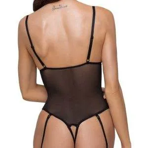 Cottelli LINGERIE Stringbody ouvert, Powernet & Spitze S Cottelli LINGERIE Stringbody ouvert, Powernet & Spitze S – Bild 5
