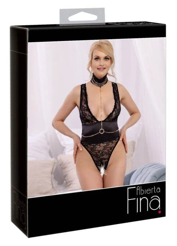 26431621021_verp Aubierta Fina Body Strass - Stylisch erotisch! L