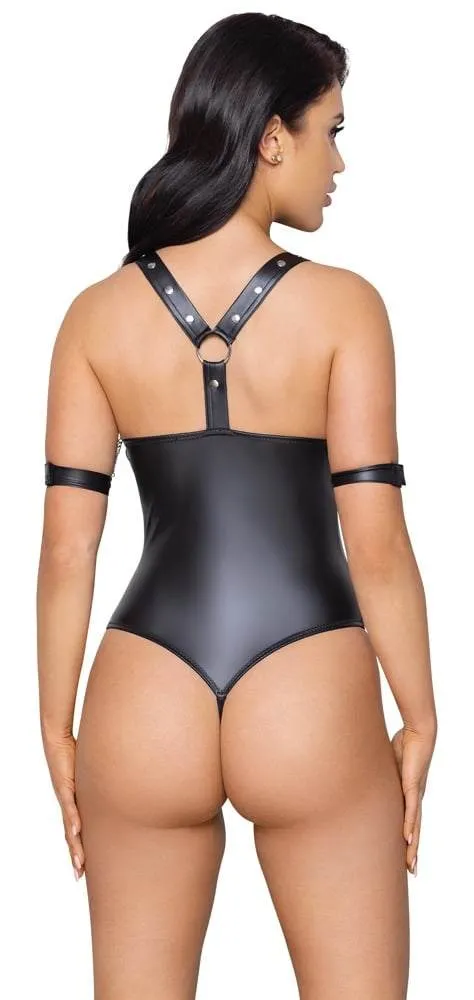 Cottelli BONDAGE Stringbody ouvert im Mattlook S Cottelli BONDAGE Stringbody ouvert im Mattlook S