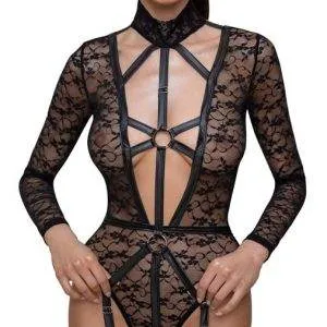 Cottelli LINGERIE - Spitzenriobody mit Mattlook S Cottelli LINGERIE - Spitzenriobody mit Mattlook S – Bild 3