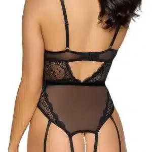 Cottelli LINGERIE - Stringbody mit abnehmbarer Perlenkette S Cottelli LINGERIE - Stringbody mit abnehmbarer Perlenkette S – Bild 5