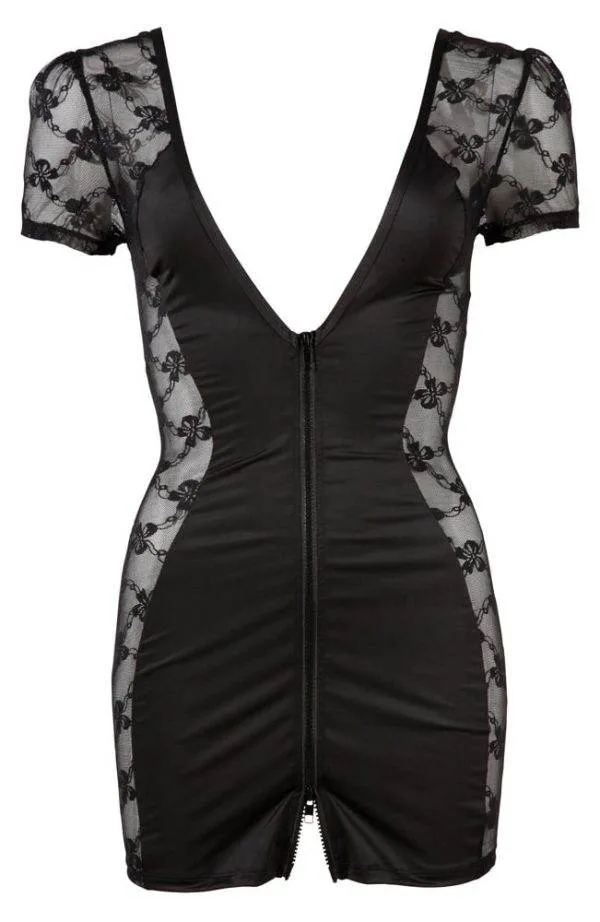 Cottelli PARTY Schwarzes Spitzen-Dessouskleid S Cottelli PARTY Schwarzes Spitzen-Dessouskleid S