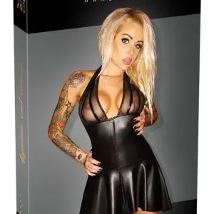 Noir Heißes Powerkleid mit 2-Wege-Zip XL