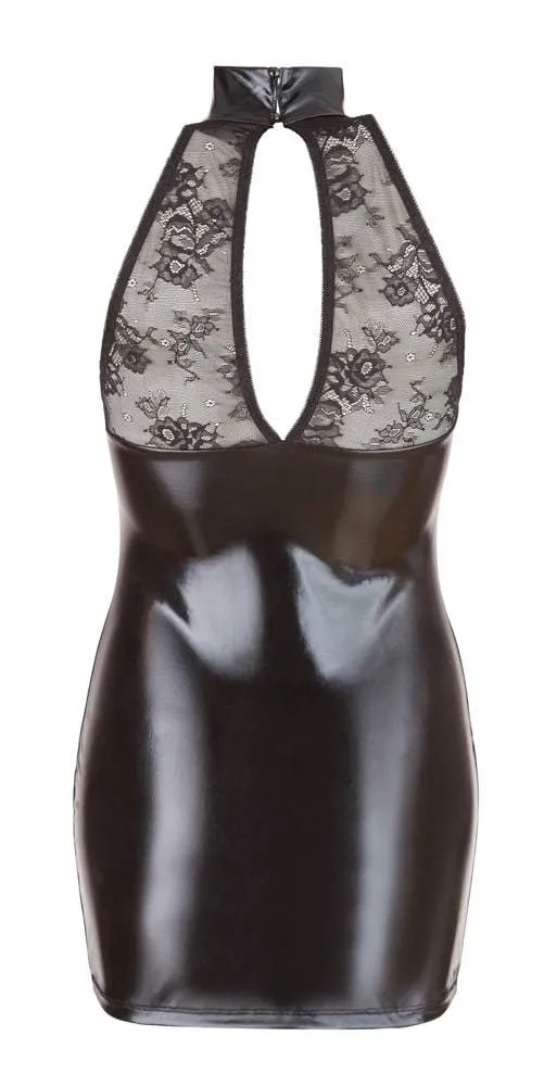 Cottelli PARTY - Wetlook Kleid mit Spitze S Cottelli PARTY - Wetlook Kleid mit Spitze S