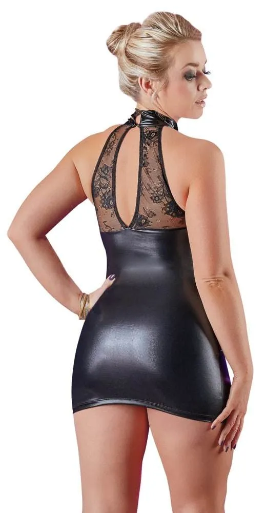 Cottelli PARTY - Wetlook Kleid mit Spitze S Cottelli PARTY - Wetlook Kleid mit Spitze S