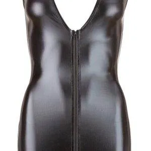 Cottelli PARTY Wetlookkleid Zip S - Extravagantes Schwarzes S Cottelli PARTY Wetlookkleid Zip S - Extravagantes Schwarzes S – Bild 5