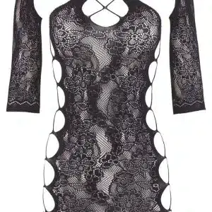 Mandy Mystery lingerie - Spitzen-Minikleid mit Arm und String S-L Mandy Mystery lingerie - Spitzen-Minikleid mit Arm und String S-L – Bild 5
