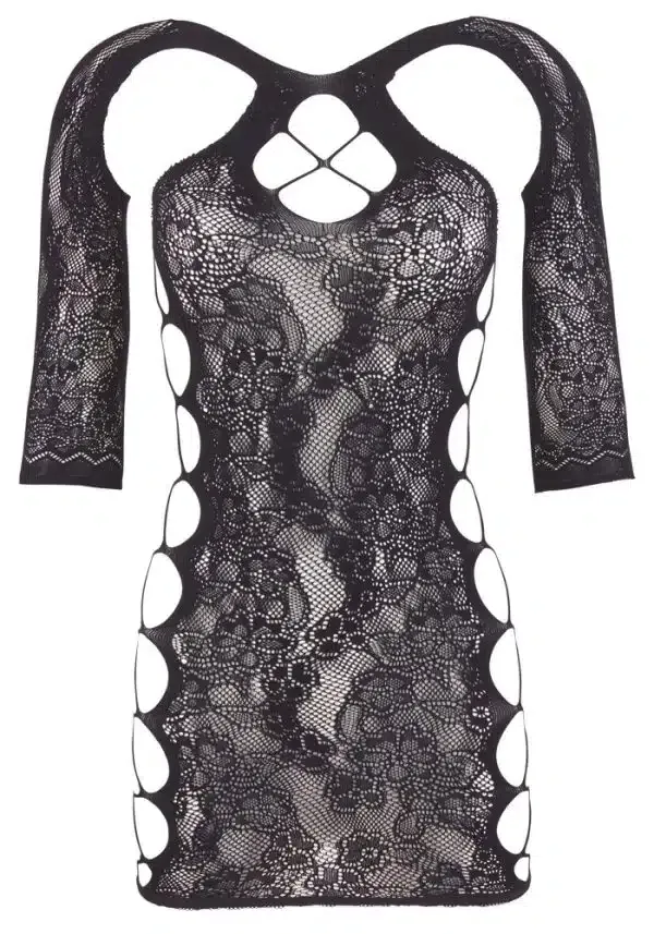 Mandy Mystery lingerie - Spitzen-Minikleid mit Arm und String S-L Mandy Mystery lingerie - Spitzen-Minikleid mit Arm und String S-L