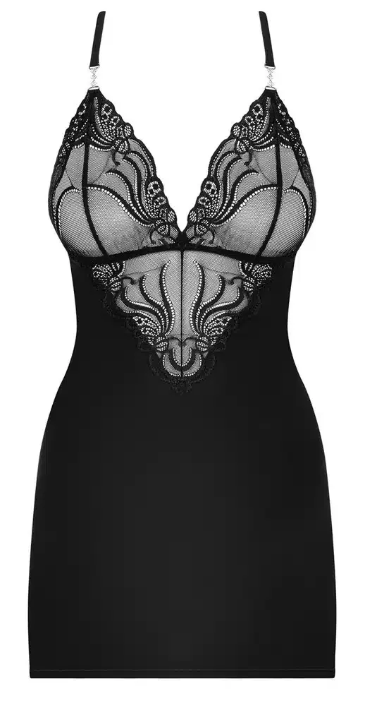 Obsessive Dessouskleid mit Spitze und String L/XL