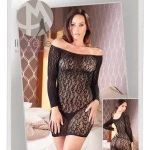 Mandy Mystery Lingerie - Netzkleid Leopard - Inklusive String S-L Mandy Mystery Lingerie - Netzkleid Leopard - Inklusive String S-L – Bild 1