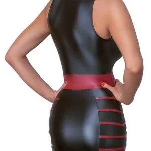Cottelli PARTY Kurvenbetonendes Kleid, Schwarz/Rot Schwarz/Rot S Cottelli PARTY Kurvenbetonendes Kleid, Schwarz/Rot Schwarz/Rot S – Bild 5