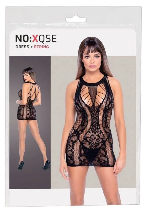 27179481101_verp NO:XQSE - Sexy Netzkleid mit Spitzen-String S-L