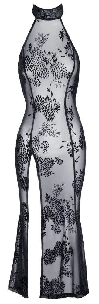 Noir Powernet-Kleid mit Blütenprint XL Noir Powernet-Kleid mit Blütenprint XL