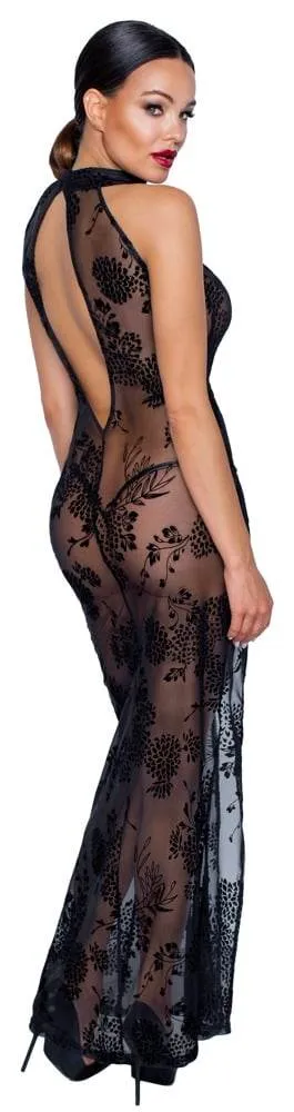 Noir Powernet-Kleid mit Blütenprint XL Noir Powernet-Kleid mit Blütenprint XL