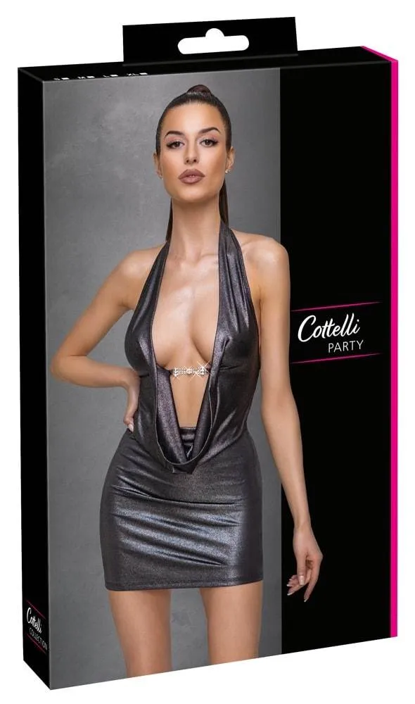 27181976021_verp Cottelli PARTY Silberglanz Kleid M