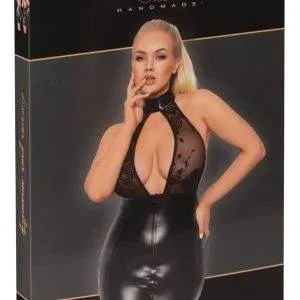 Noir Powerwetlook Kleid 3XL Noir Powerwetlook Kleid 3XL – Bild 1