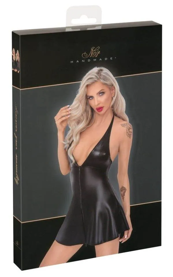27182601021_verp Noir Ausgestelltes Kleid - Exklusiver Style im edlen Material-Mix XL
