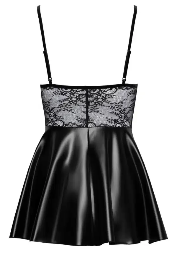 Noir Exklusives Spitzenkleid - Edler Material-Mix S Noir Exklusives Spitzenkleid - Edler Material-Mix S