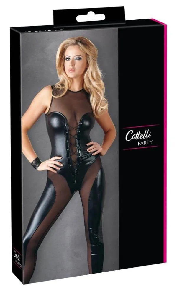 27300301021_verp Cottelli PARTY Glanz-Overall Wetlook S
