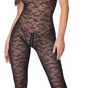 Cottelli LINGERIE - Spitzen-Overall, provokante Transparenz S Cottelli LINGERIE - Spitzen-Overall, provokante Transparenz S – Bild 2