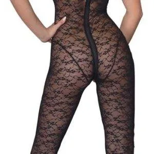 Cottelli LINGERIE - Spitzen-Overall, provokante Transparenz S Cottelli LINGERIE - Spitzen-Overall, provokante Transparenz S – Bild 4