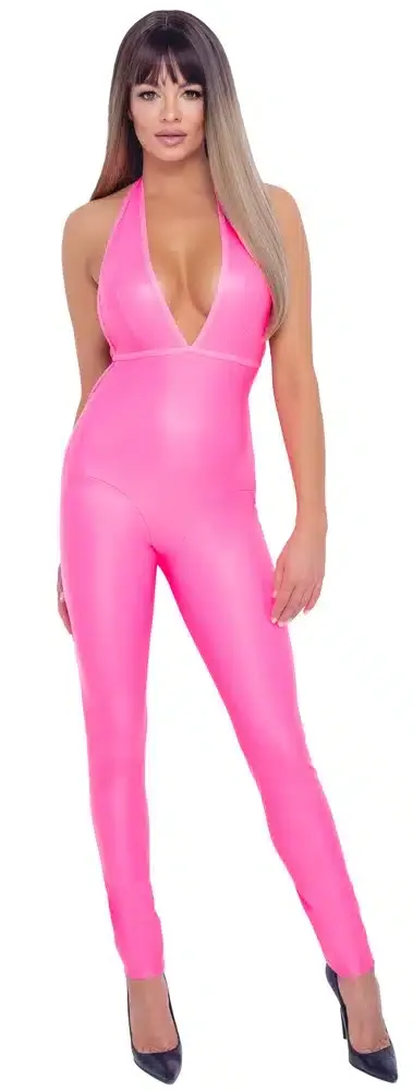 Cottelli PARTY Overall hotpink inkl. Rio-String S