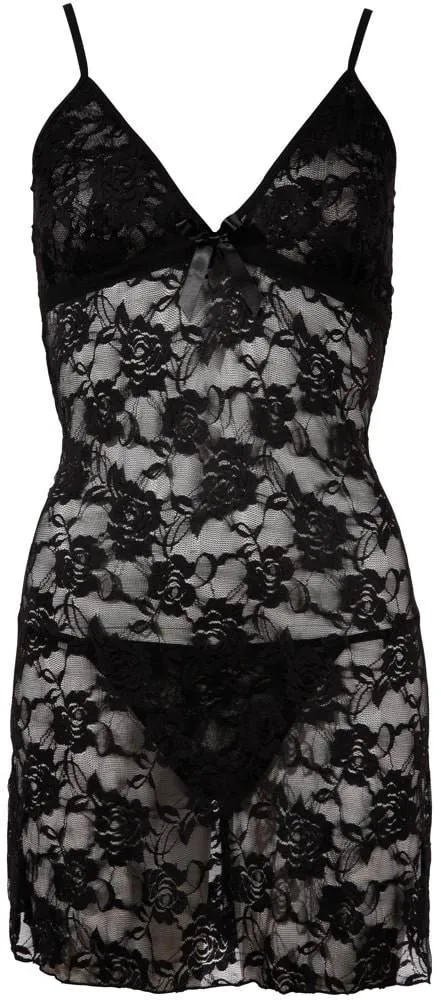 Cottelli LINGERIE - Verführerisches Negligé mit Blütenspitze M Cottelli LINGERIE - Verführerisches Negligé mit Blütenspitze M