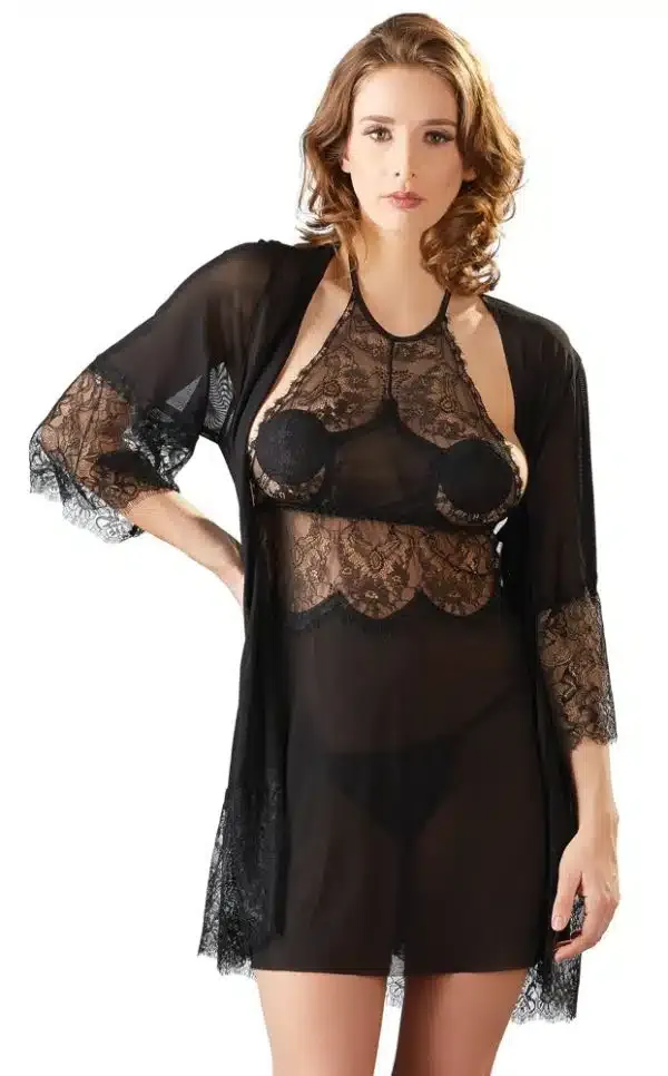 Cottelli LINGERIE - Kimono Negligé Set S Cottelli LINGERIE - Kimono Negligé Set S