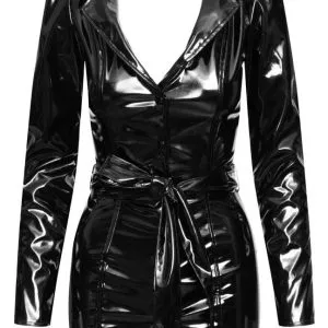 Black Level Lack Mantelkleid S Black Level Lack Mantelkleid S – Bild 5